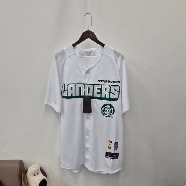 SSG랜더스 스타벅스 22주년 파트너 베이스볼 유니폼 110