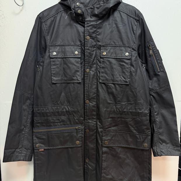 라코스테 블랙 왁스 자켓 48사이즈(95)