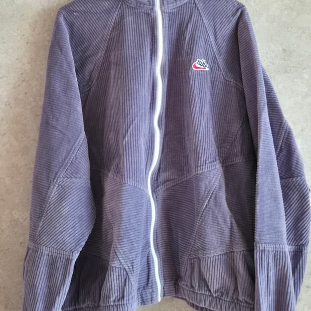 나이키 헤리티지 코듀로이 윈드러너 자켓 xxl 라벤더