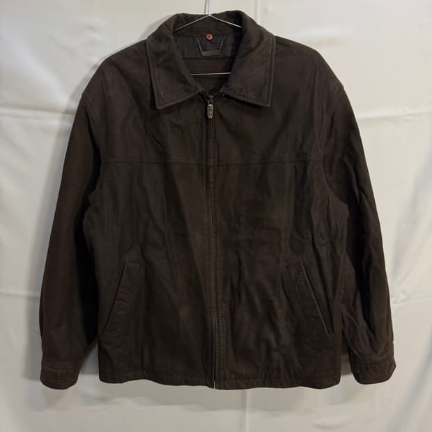 올젠 누빔안감 소가죽 자켓