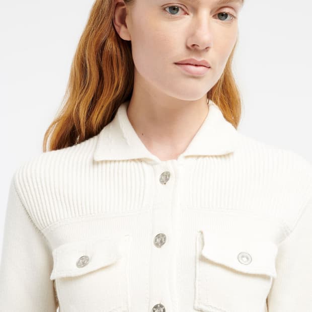 (정품)샤넬 배리 BARRIE 캐시미어 데님 자켓