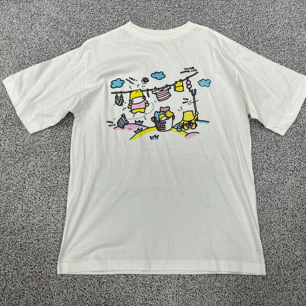 90s 하마 프린팅 티셔츠