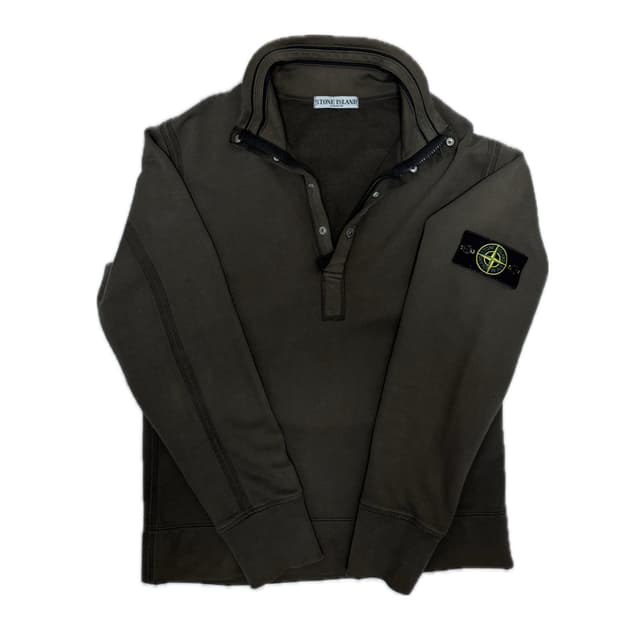  2010fw Stone Island Harf Button Sweat