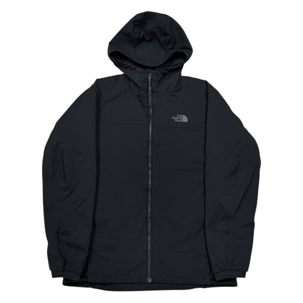 노스페이스 부베 경량 패딩 후드 자켓 블랙 L