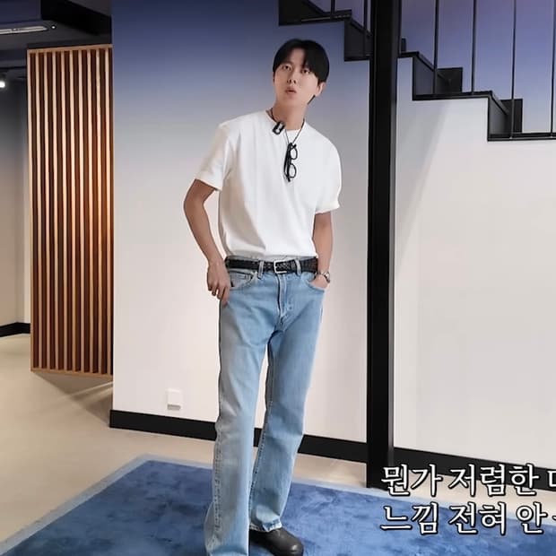 주우재 픽! 리바이스 517 34사이즈 새상품