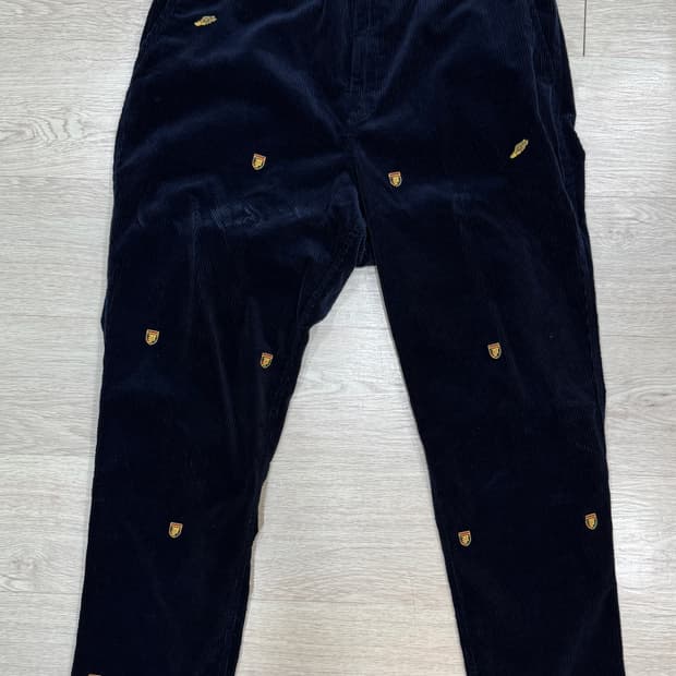 폴로 랄프로렌 코듀로이 엠블럼 패턴 팬츠 허리 36정도