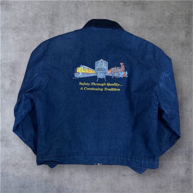 70s 랭글러 빅벤 데님 디트로이트 워크 자켓 48