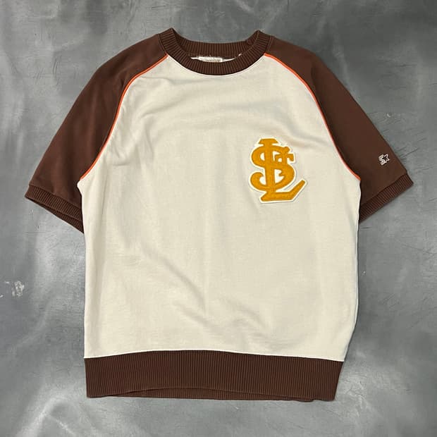  스타터 쿠퍼스타운 로고 하프 티셔츠 y15456