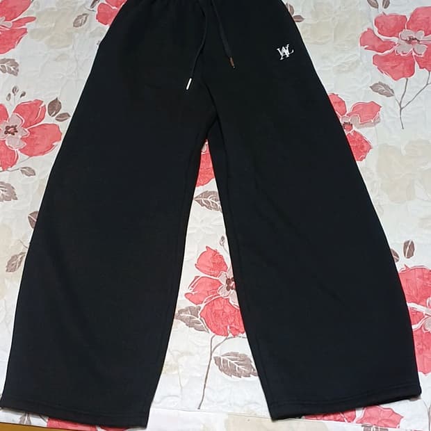 우알롱 와이드 기모트레이닝복 S 기장98