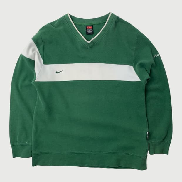 [L/정품] 90s 나이키 브이넥 롱슬리브 L1-0013