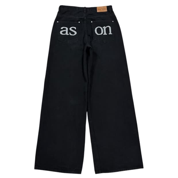 애즈온 스머그 팬츠 블랙 s