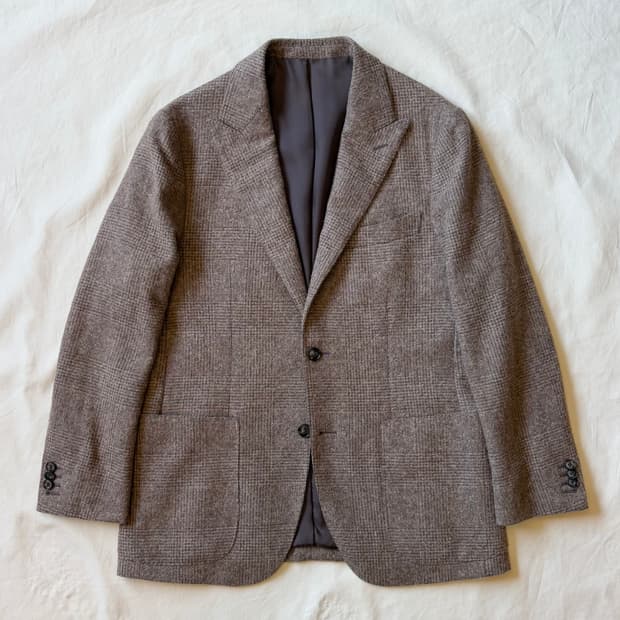 (M93-W55반) SUITSUPPLY 알파카울 글렌체크 자켓
