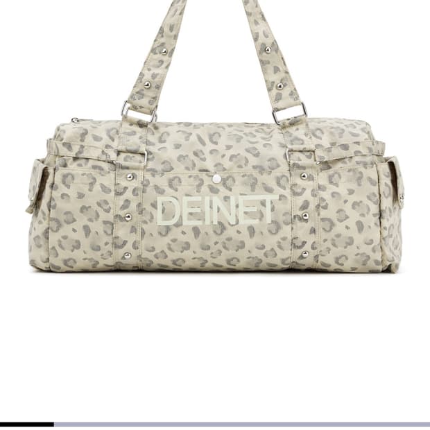 다이닛 LOGO DUFFLE BAG IN LEOPARD