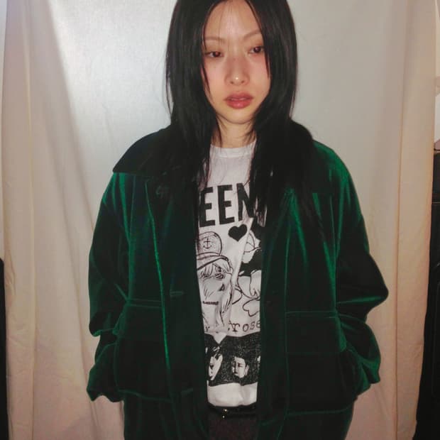 TOMBOY 벨벳자켓