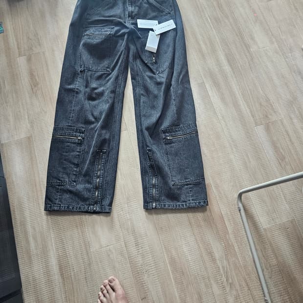 와이프로젝트 팝업진 흑청xs팝니다