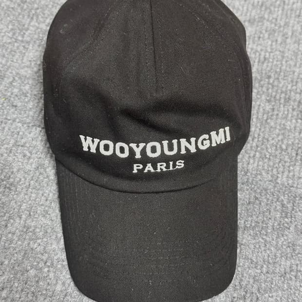 우영미 자수 볼캡