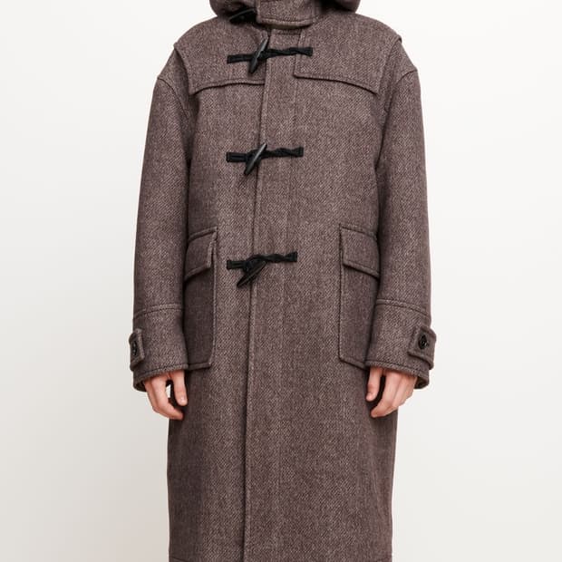 애프터프레이 세이건 더플 코트 브라운 m