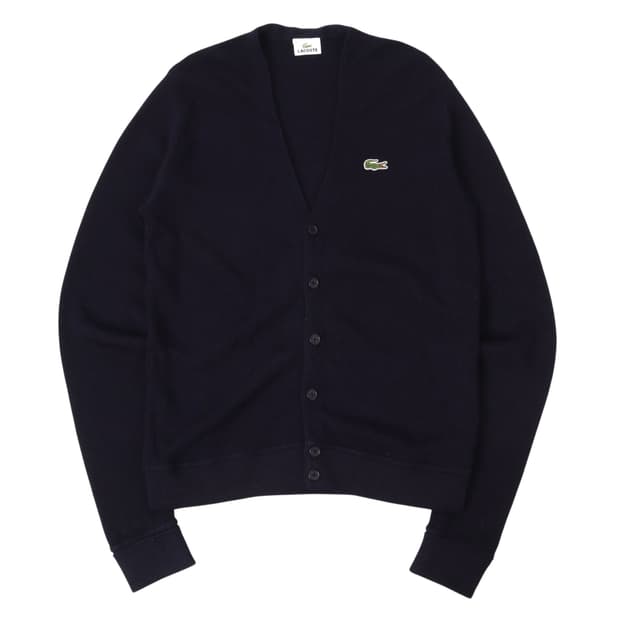 라코스테 네이비 울 가디건