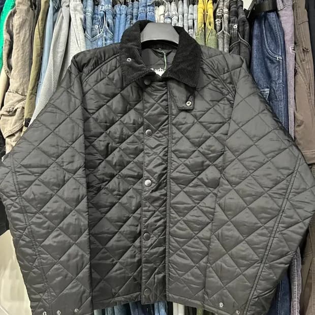 바버 트랜스포트 퀼팅 자켓