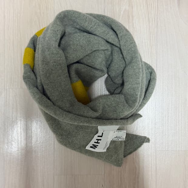 MHL 그레이 울 머플러