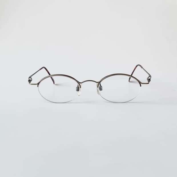 2463 데드스탁 라운드 메탈 하금테 빈티지 안경