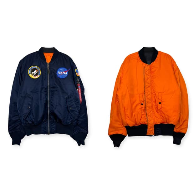 알파인더스트리 나사 ma-1 항공점퍼 자켓