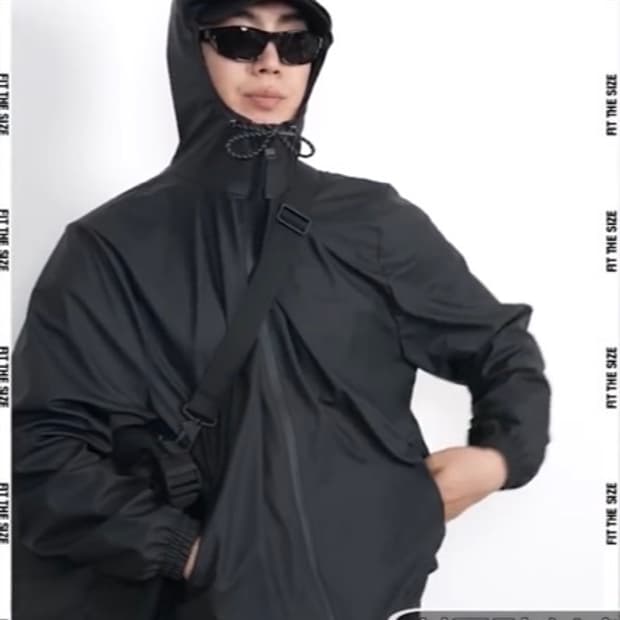 RAINS 레인스 스톰 브레이커 자켓 블랙 XL