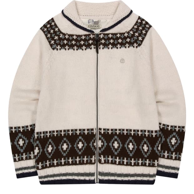 코이세이오 코위찬 니트 자켓 아이보리