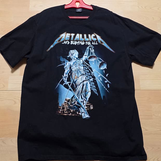 메탈리카 반팔티 XL