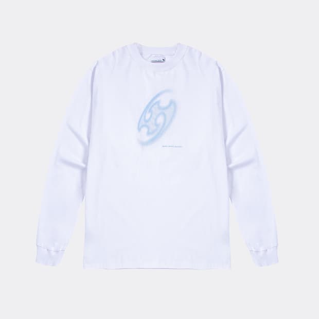 [2] 산산기어 롱슬리브 티셔츠 화이트 / 22FW