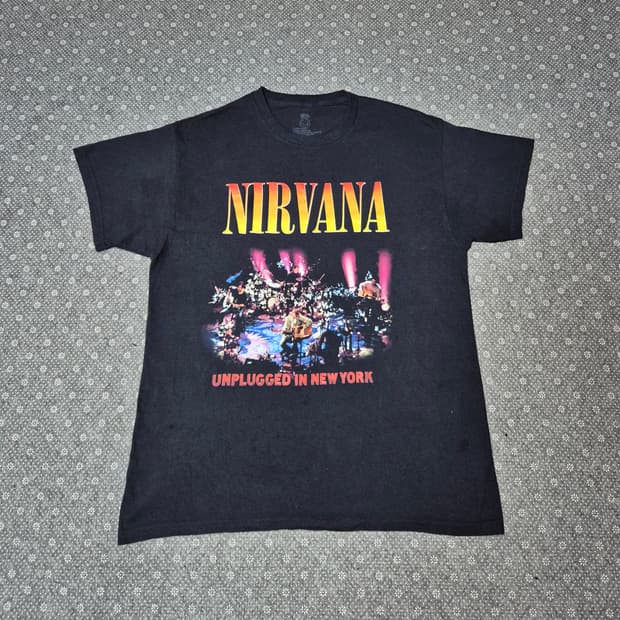 [L]너바나 오피셜 티셔츠  -217