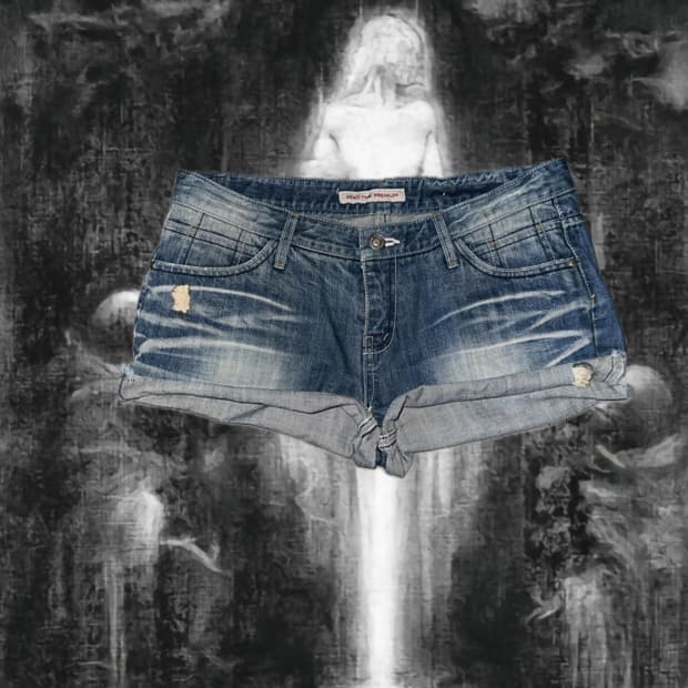 zero time premium 청바지 숏팬츠