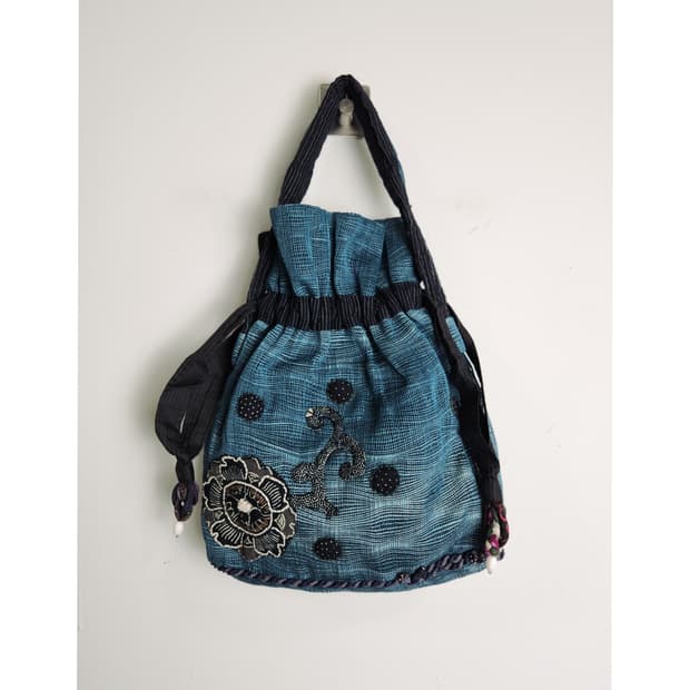 복조리 플로럴 백