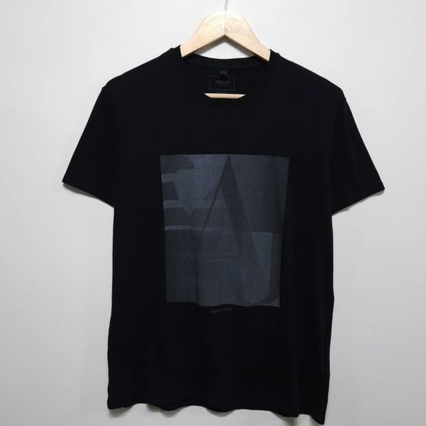 100~105 ARMANI 아르마니 진 프론트 그래픽 반팔 티셔츠