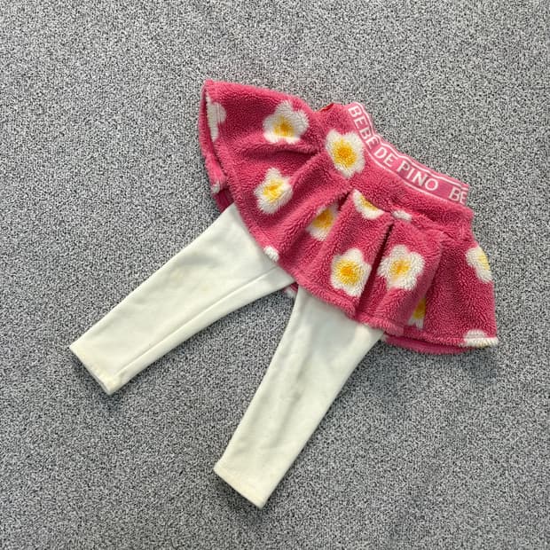 100 베베드피노 덤블 후리스 치마레깅스 0330J