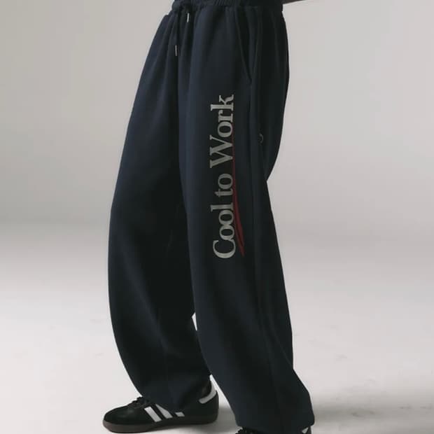 프렌다 조거팬츠 네이비 COOL TO WORK JOGGER PANTS