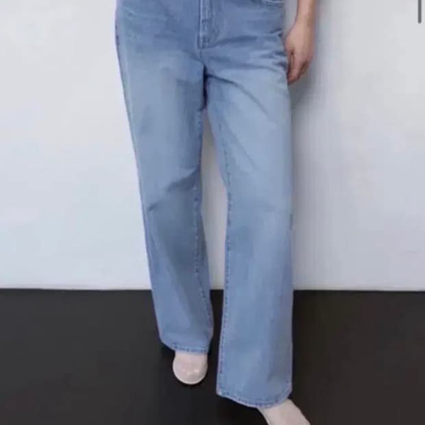 오어ore 와이드 스트레이트 핏 콘 데님