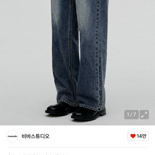 비바 스튜디오 스트레이트 빈티지 L