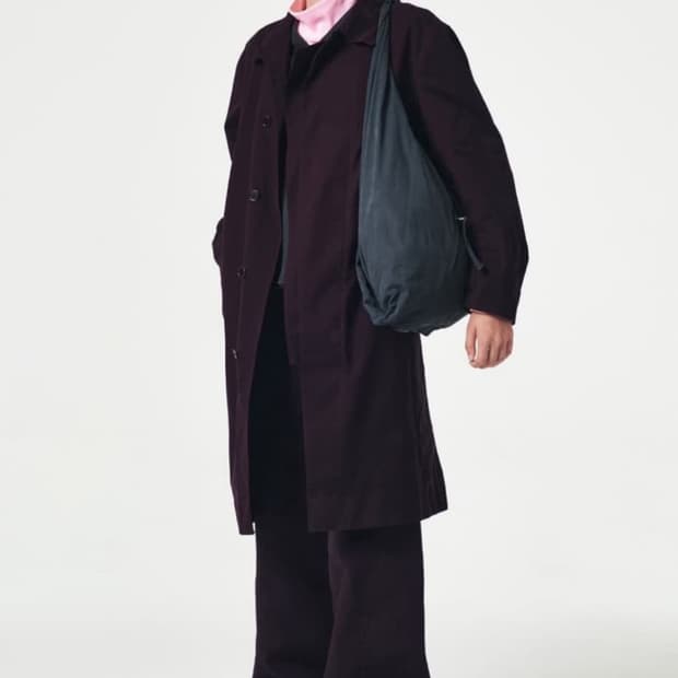 EE 누마레 GARMENT DYED 코트 wine