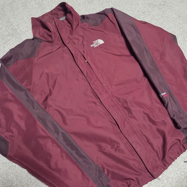 노스페이스 버건디 바람막이 자켓 L(100)