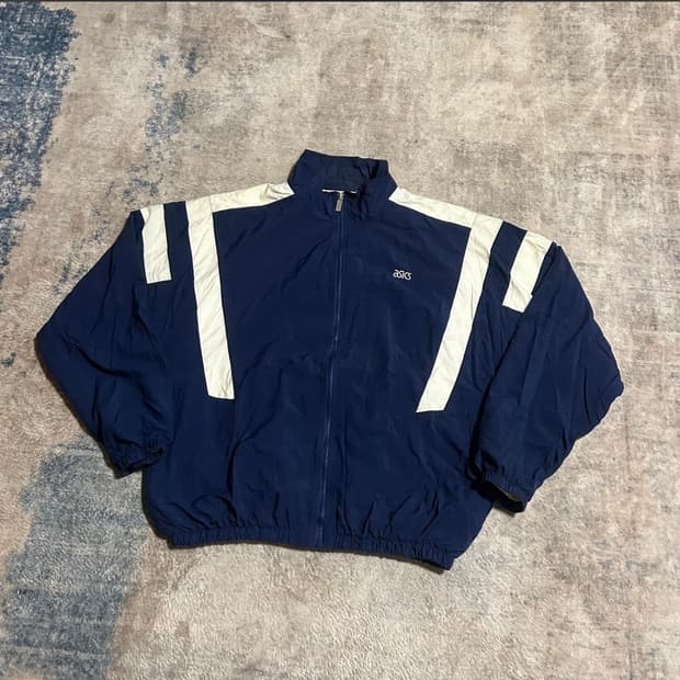 90s 아식스 빈티지 바람막이 윈드브레이커 XL