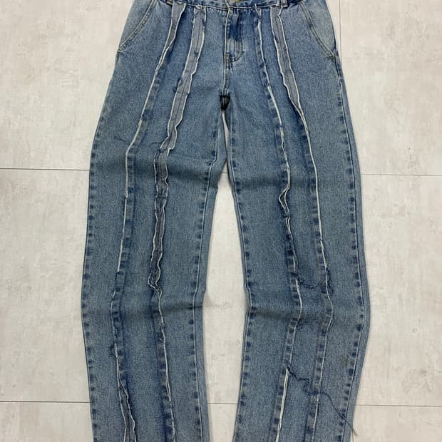 Luoneer 그런지 데님 팬츠 #659