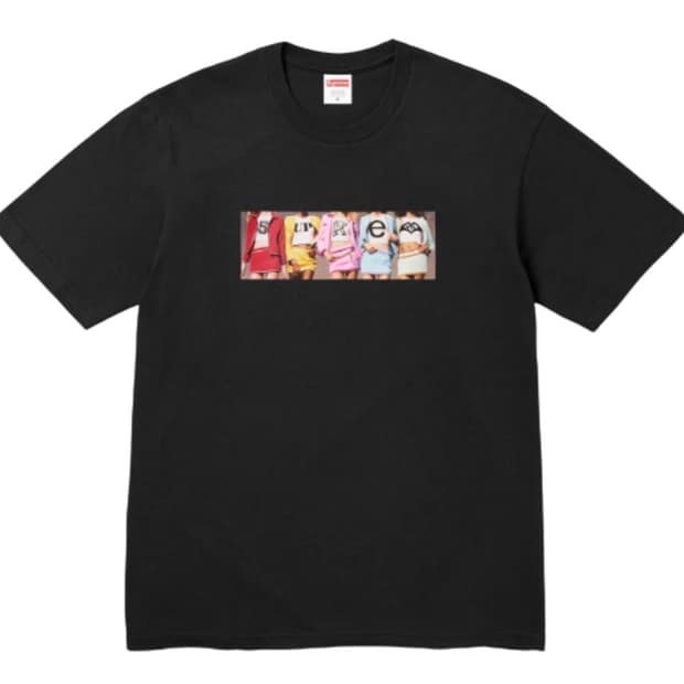 슈프림 걸스 티셔츠 블랙 - 25FW XL