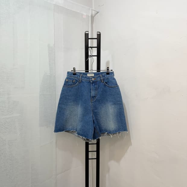 (S)쓰리쿼터 워싱 반바지 숏츠 청바지 청반바지 4386
