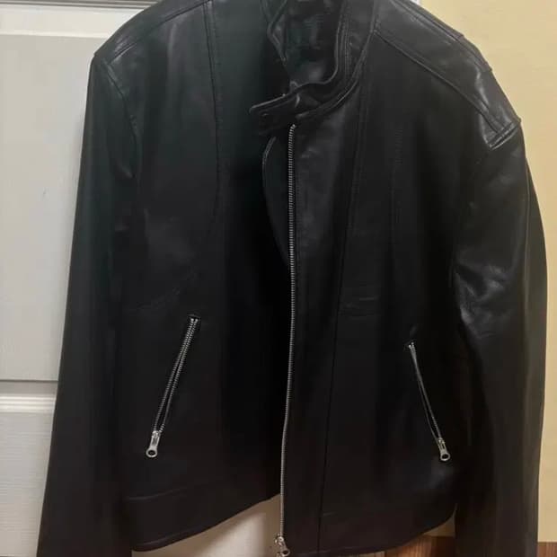 레프트서울 램스킨 커브 레이서 자켓