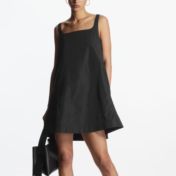 Cos 컨트래스트 패널 미니 드레스