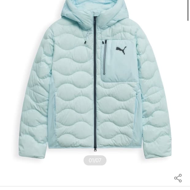 푸마 숏패딩 puma 