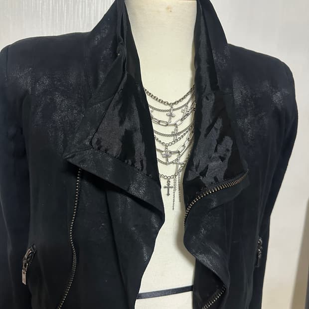 Vintage Highneck short cardigan