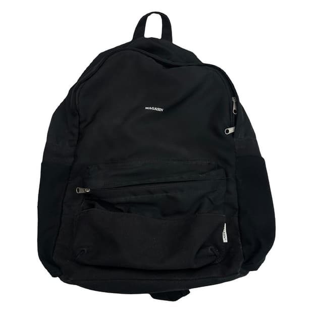 마가진 블랙 백팩