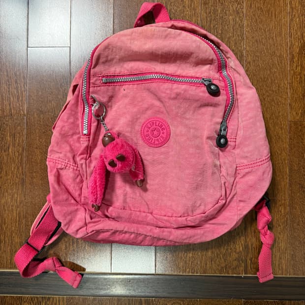 키플링 핑크 백팩